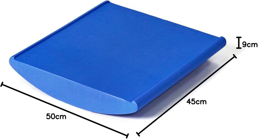 softX Balance Trainingsgerät Koordinationswippe, blau, für Airex Balance Pad, ca. 50 x 45 x 9.0 cm