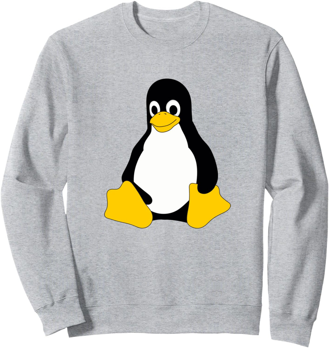 Linux Mascot Tux der Pinguin Nerd Geek IT Person Sweatshirt
