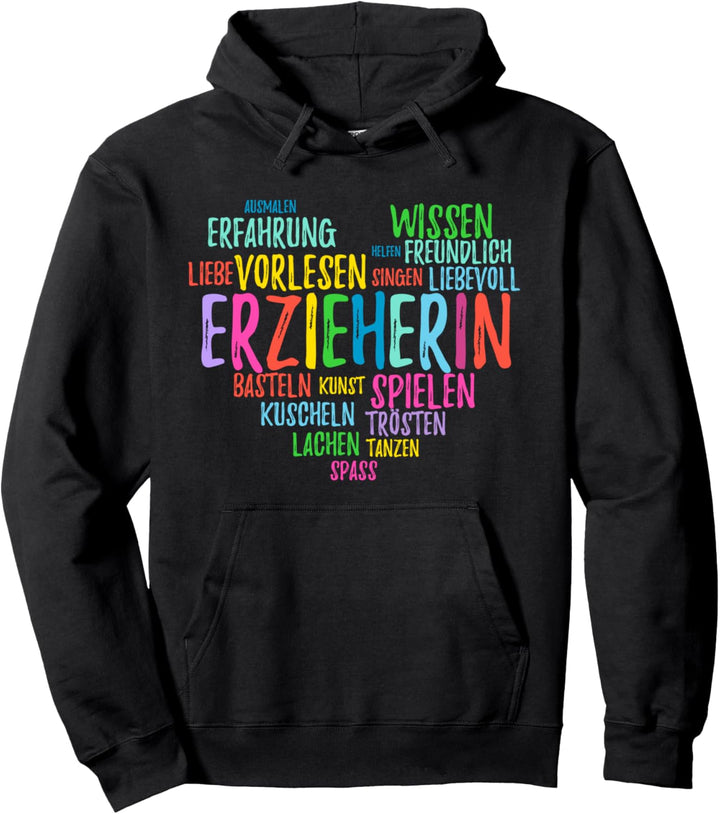 Erzieherin Herz Kindergärtnerin Kindergarten Pullover Hoodie