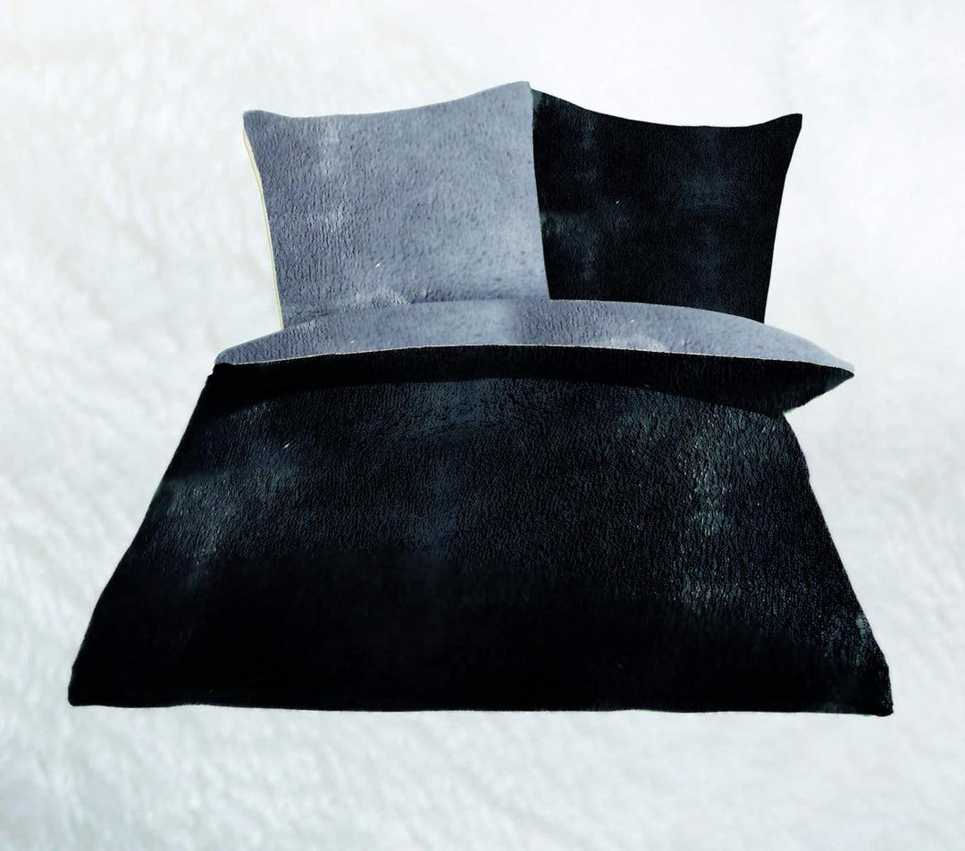 Gözze - Wendebettwäsche, Cashmere-Feeling, Bettbezug: 135 x 200 cm, Kissenbezug: 80 x 80 cm, Mikrofa