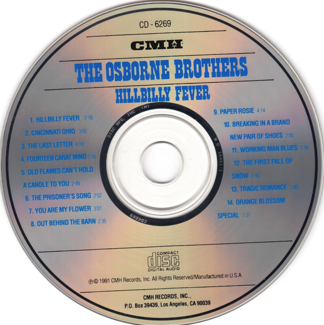 Hillbilly Fever, Audio-CD