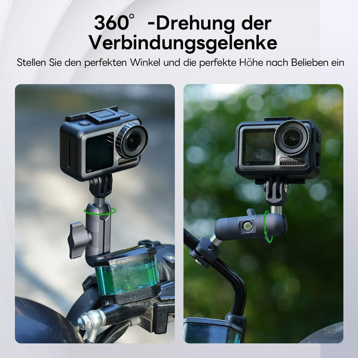 FANAUE Doppelbuchsenarm Unterstützt nur die Montage von 17mm Kugeladaptern, kompatibel mit Garmin GP