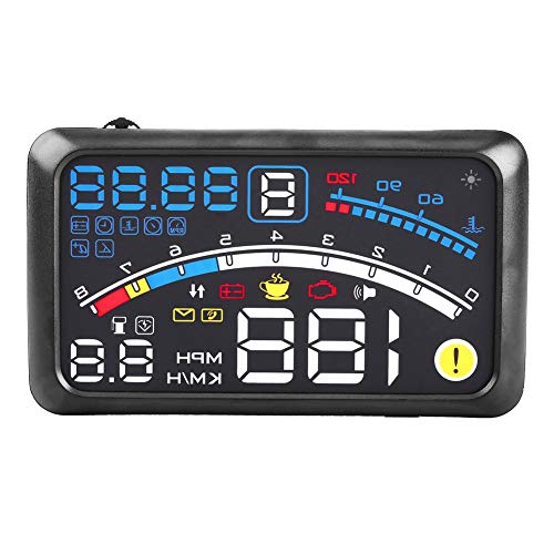 HUD Head Up Display OBD2, Universal HUD Headup Display Auto Für Auto Mit OBD II Port EUOBD Plug &amp; Pl