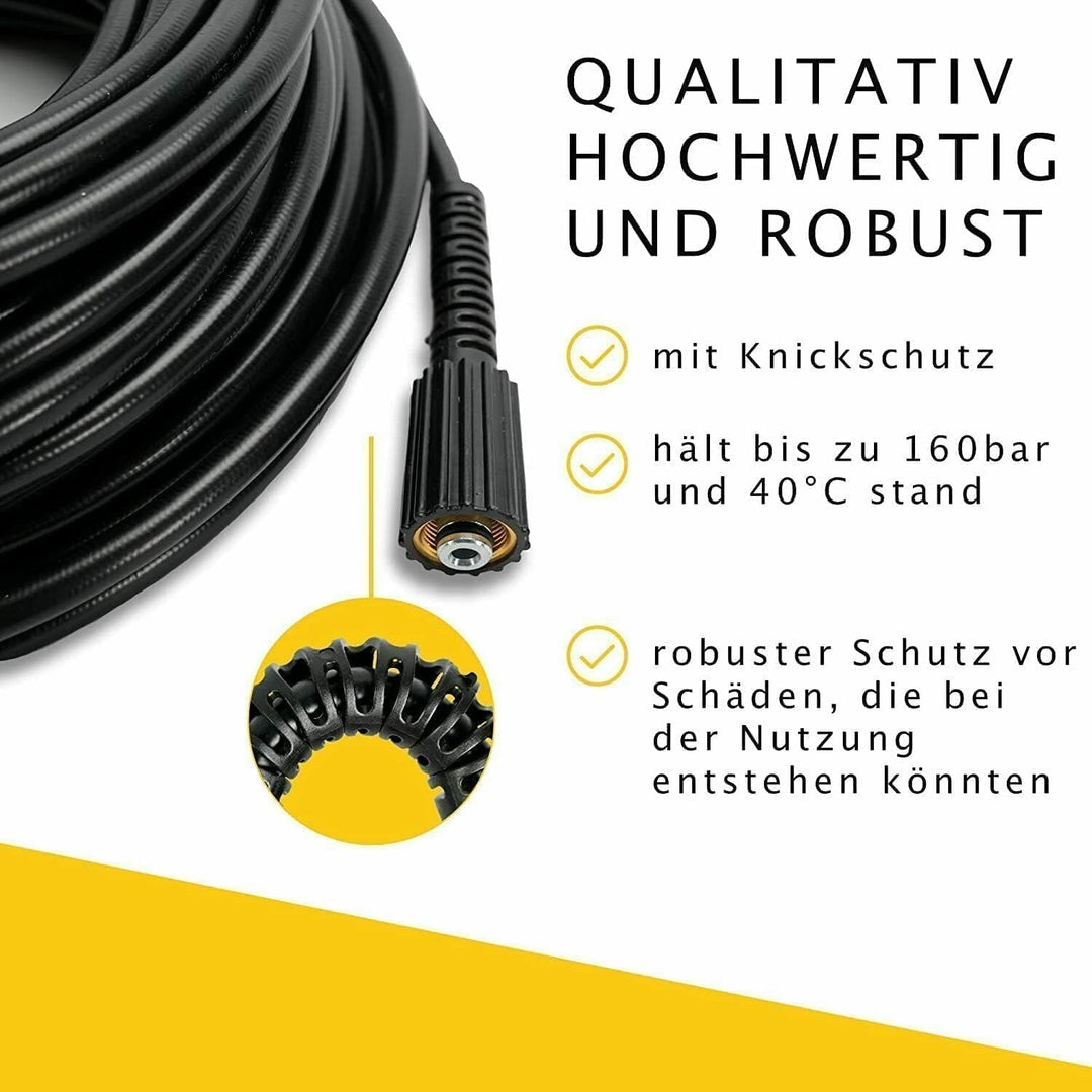 M&amp;M Smartek Hochdruckschlauch für/kompatibel zu Lavor Hochdruckreiniger wie 4.018.0096 Max. Druck: 1