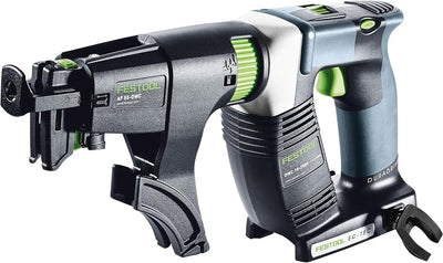 Festool Akku-Bauschrauber DWC 18-2500 Basic DURADRIVE (mit Magazinvorsatz, Tiefenanschlag, Gerüsthak