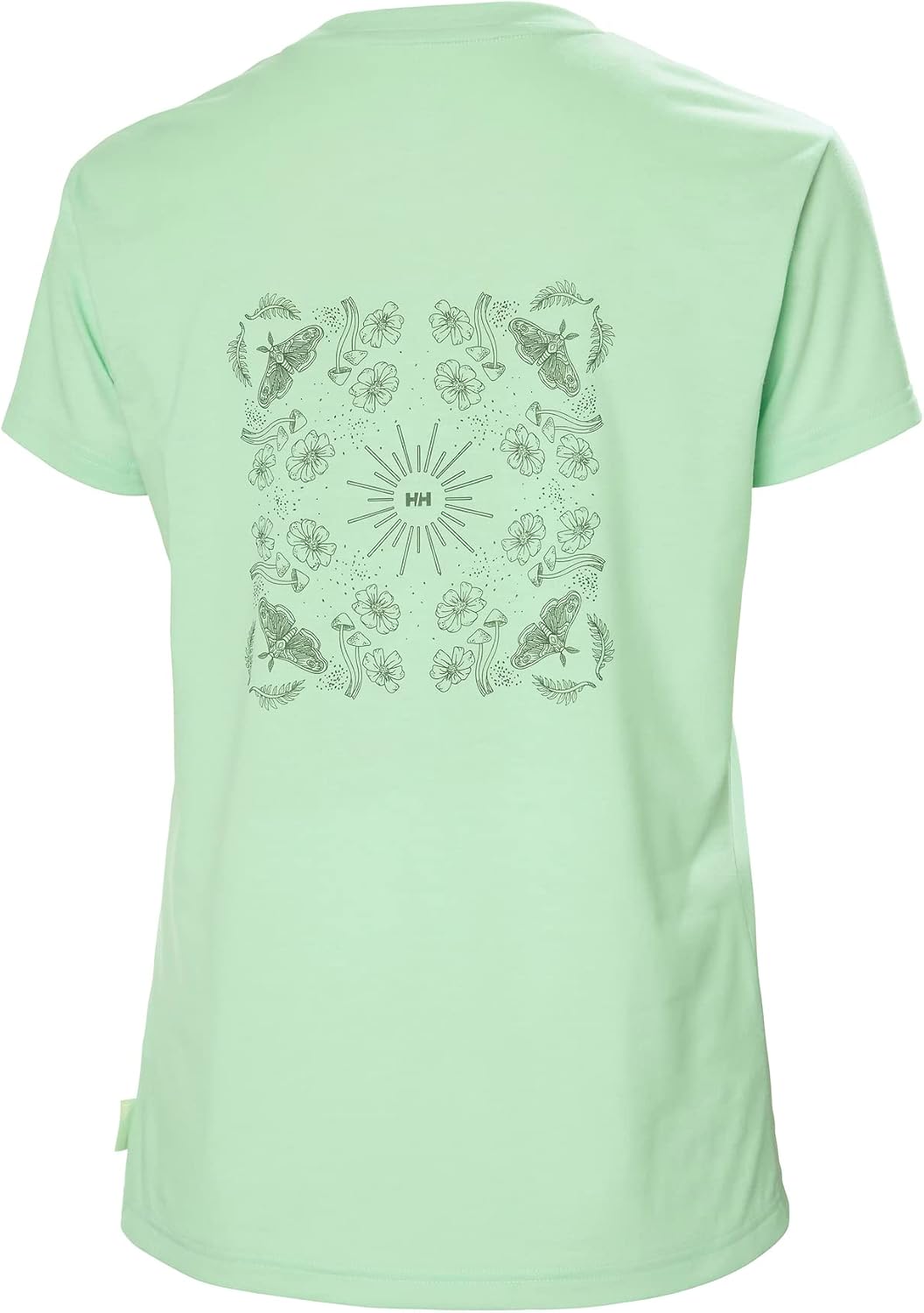 Helly Hansen Damen W Skog Recycled Graphic Tee Shirt S Mint, S Mint
