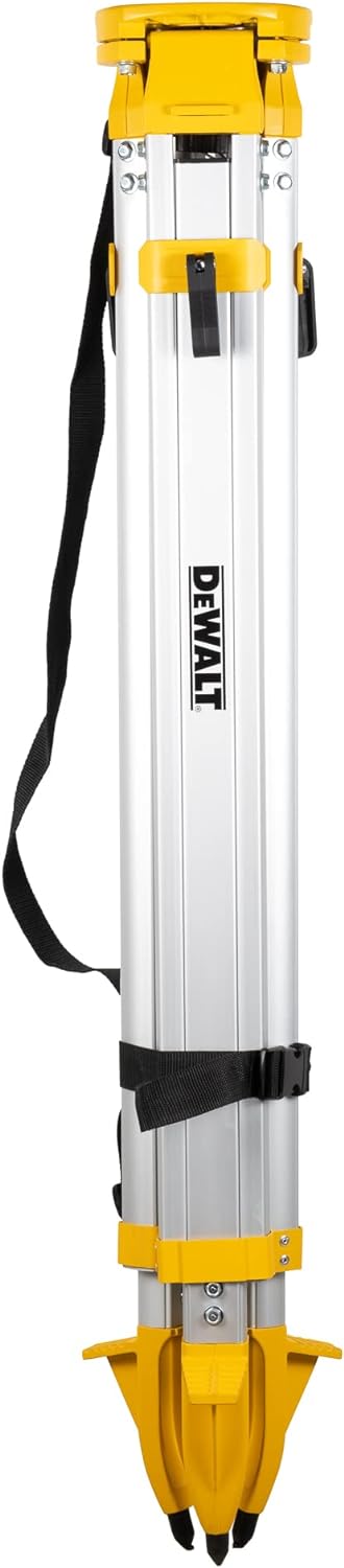 Dewalt Aluminium Stativ (5/8 Zoll Aufnahme, höhenverstellbar von 1,07 bis 1,73 m, hohe Standfestigke