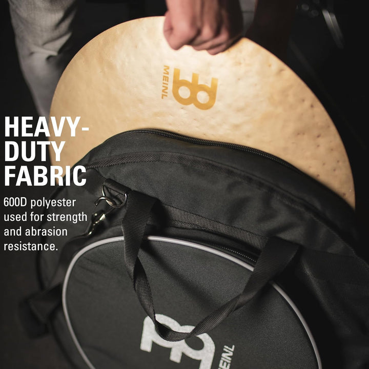 Meinl Cymbals Pro Cymbal Backpack Schlagzeug Becken Tasche 22 Zoll (55,88cm) Gig-Bag mit Hihat Fach,