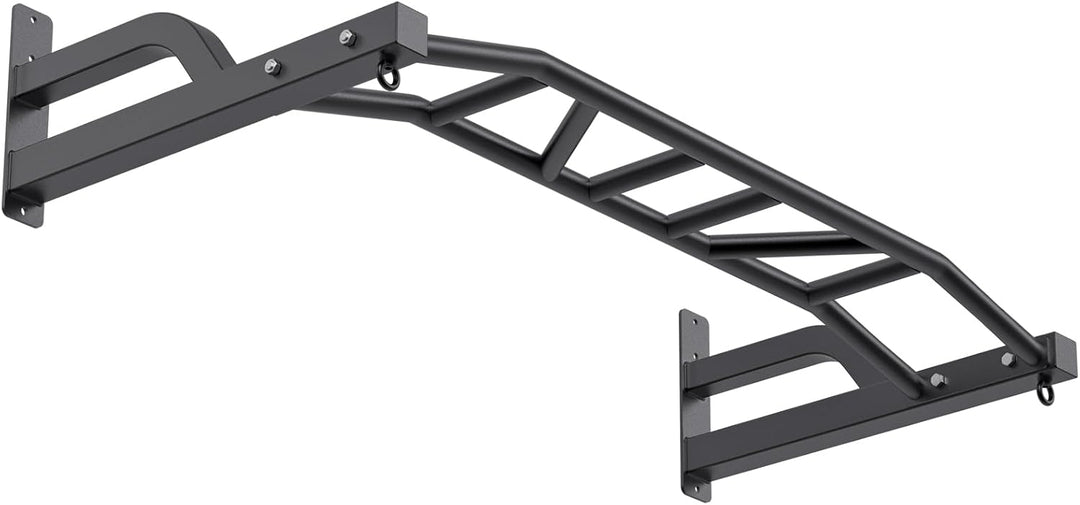 SELEWARE 48'' Hochleistungs-Klimmzugstange zur Wandmontage, multifunktionale Klimmzugstange mit Kabe