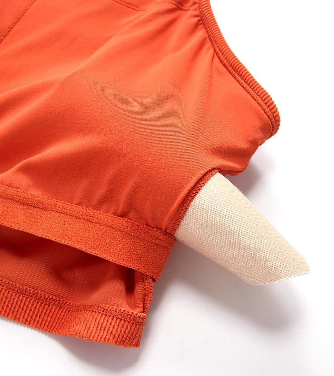 DOBREVA Damen Bikini Oberteil Hoher Hals Badeanzug Racerback Ribbed Gepolsterte Swim Crop Top 44 Son