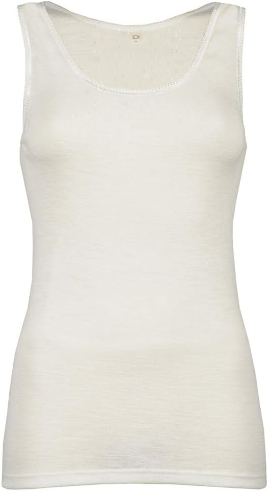 Dilling Merino Unterhemd für Damen - aus 100% Bio-Merinowolle 36 Natur, 36 Natur