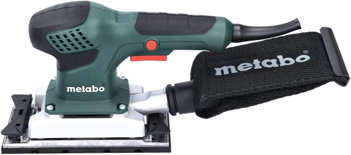 Metabo Schleifmaschine SR 2185 (Schleifer mit Staubbeutel + Koffer, 210 W, Schleifplatte 92x184 mm,