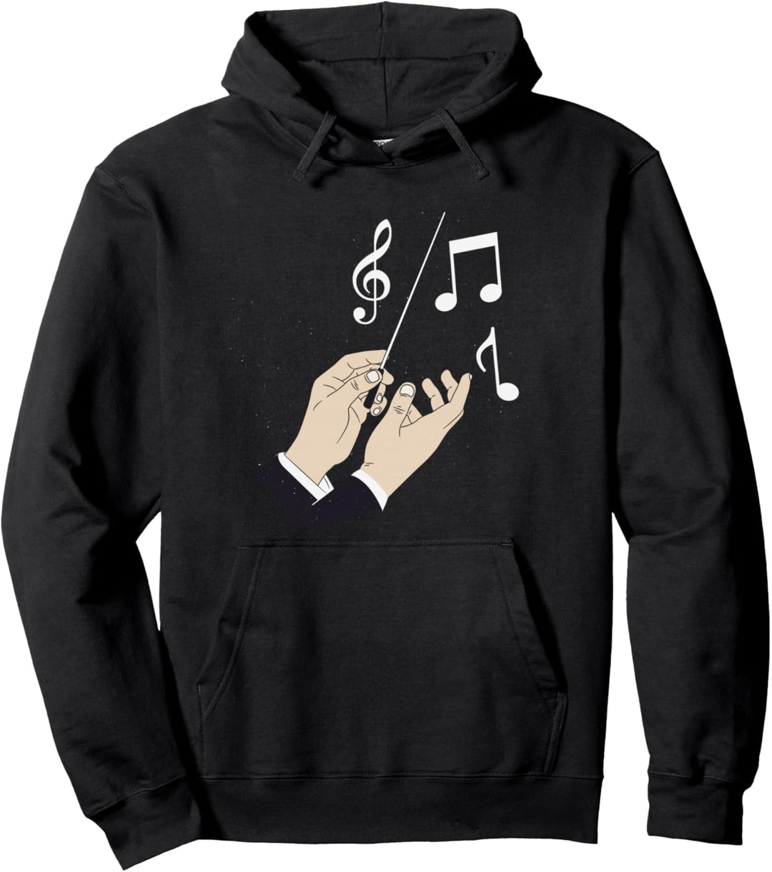 Dirigieren Dirigent Orchester Chorleiter Musiknoten Geschenk Pullover Hoodie