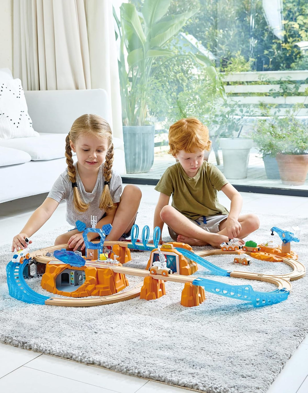 Hape Zugset Mars-Erkundung, Eisenbahn-Set, ab 3 Jahren