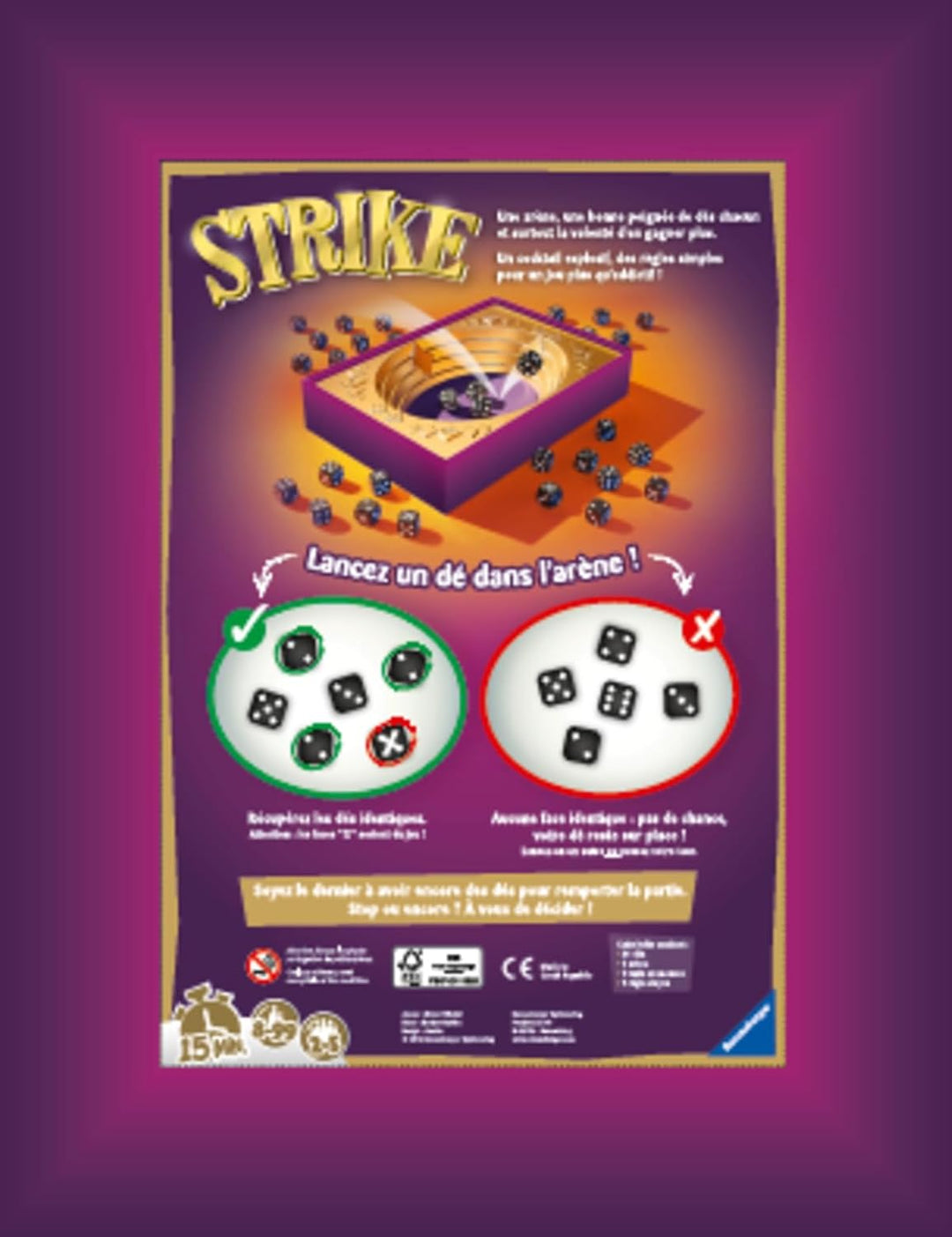 Ravensburger 26572 - Strike ( Französische Version )
