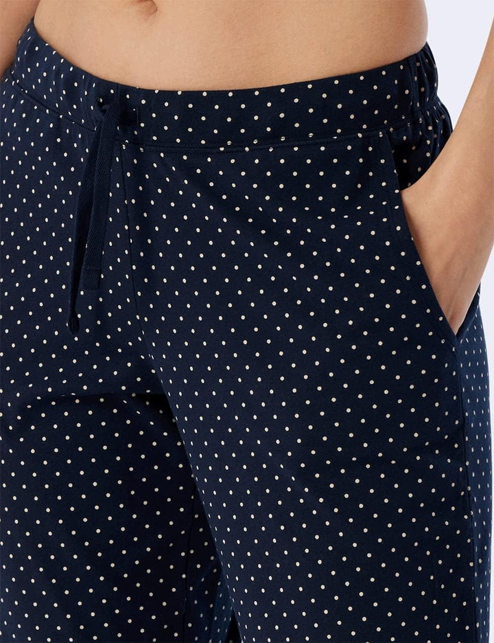 Schiesser Damen Pyjamaunterteil Dunkelblau-gem._179270 34, Dunkelblau-gem._179270 34