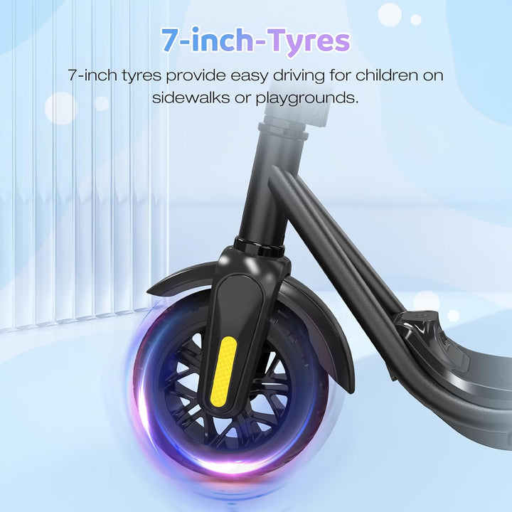 EVERCROSS E6 Elektroroller für Kinder, 7" Leichter E-Scooter für 6-12 Jahre, Elektroscooter mit Eine