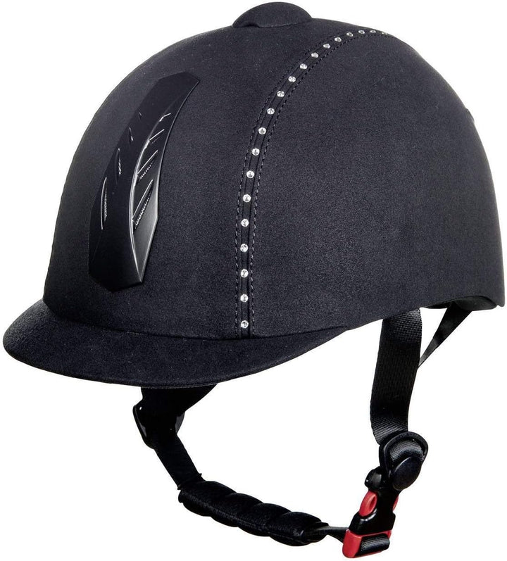HKM Reithelm Reitkappe Kinderhelm 52-61 cm Modell Diamond 9100 schwarz L, 9100 schwarz L