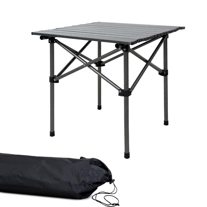 Grafner Campingtisch klappbar, Ultra leicht, 53,5 x 50 x 50 cm, kleines Packmass mit Tasche, stabil