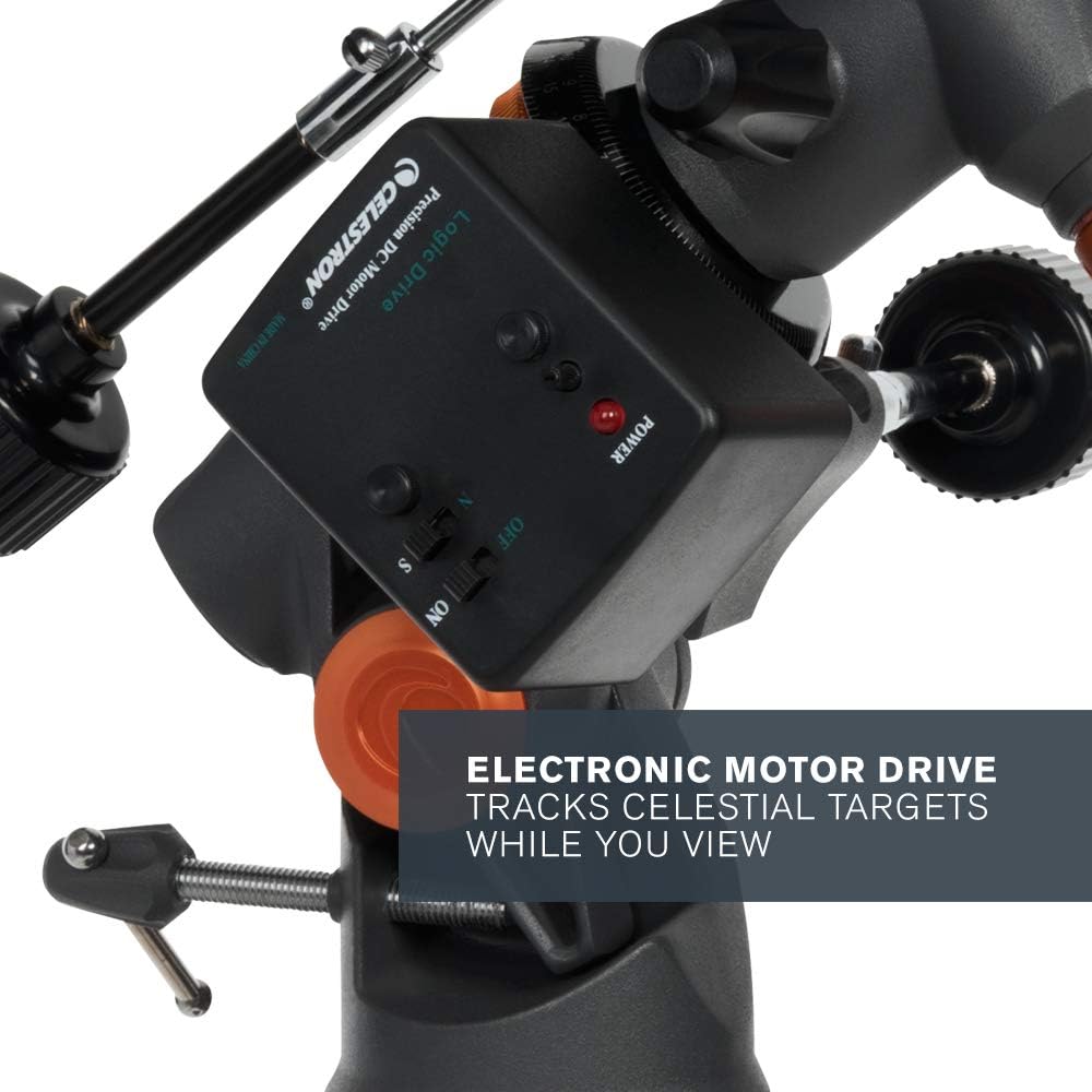 Celestron 31051 AstroMaster 130EQ motorbetriebenes Newtonsches Spiegelteleskop, Dunkelblau Astromast