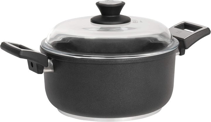 SKK 2561 Titan Induction, Guss-Kochtopf ø26cm, antihaft-beschichteter Topf, induktionsgeeignet, kera
