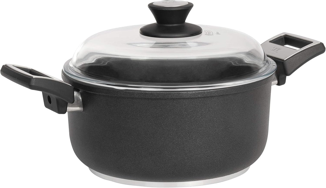SKK 2561 Titan Induction, Guss-Kochtopf ø26cm, antihaft-beschichteter Topf, induktionsgeeignet, kera