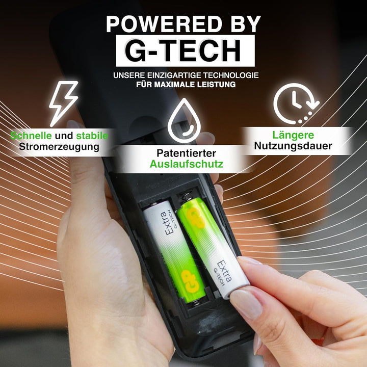 GP Extra Alkaline Batterien AA 1,5V Longlife G-TECH Technologie | 80 Stück R6 Batterien Mignon Vorra