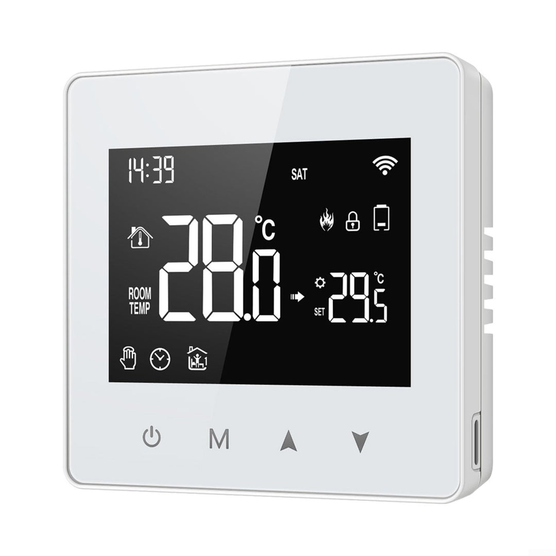 Smart Programmierbares Thermostat, Tuya Zigbee Thermostat Betrieben durch Batterie, Smart Thermostat