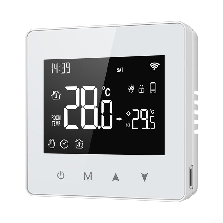 Smart Programmierbares Thermostat, Tuya Zigbee Thermostat Betrieben durch Batterie, Smart Thermostat