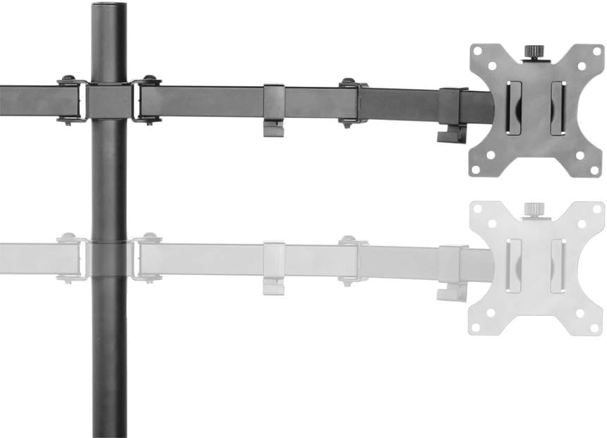 Neomounts by Newstar Monitor Tischhalterung Schwarz FPMA-D550DDBLACK Doppel 10-32 16kg One size Moni