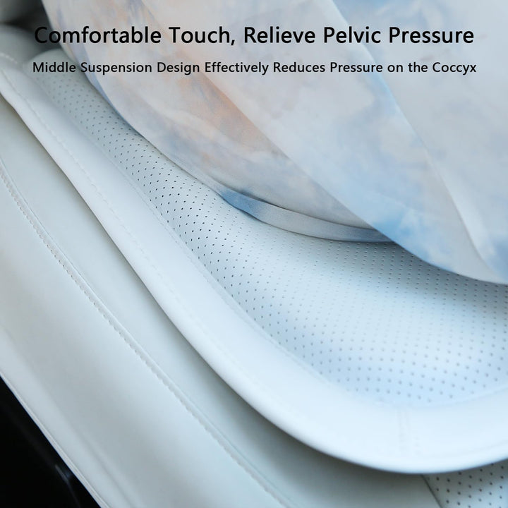 TOPABYTE Autositzkissen für Tesla Model Y/3/S/X/Highland Cybertruck Premium-Speicherschaum Fahrer Si