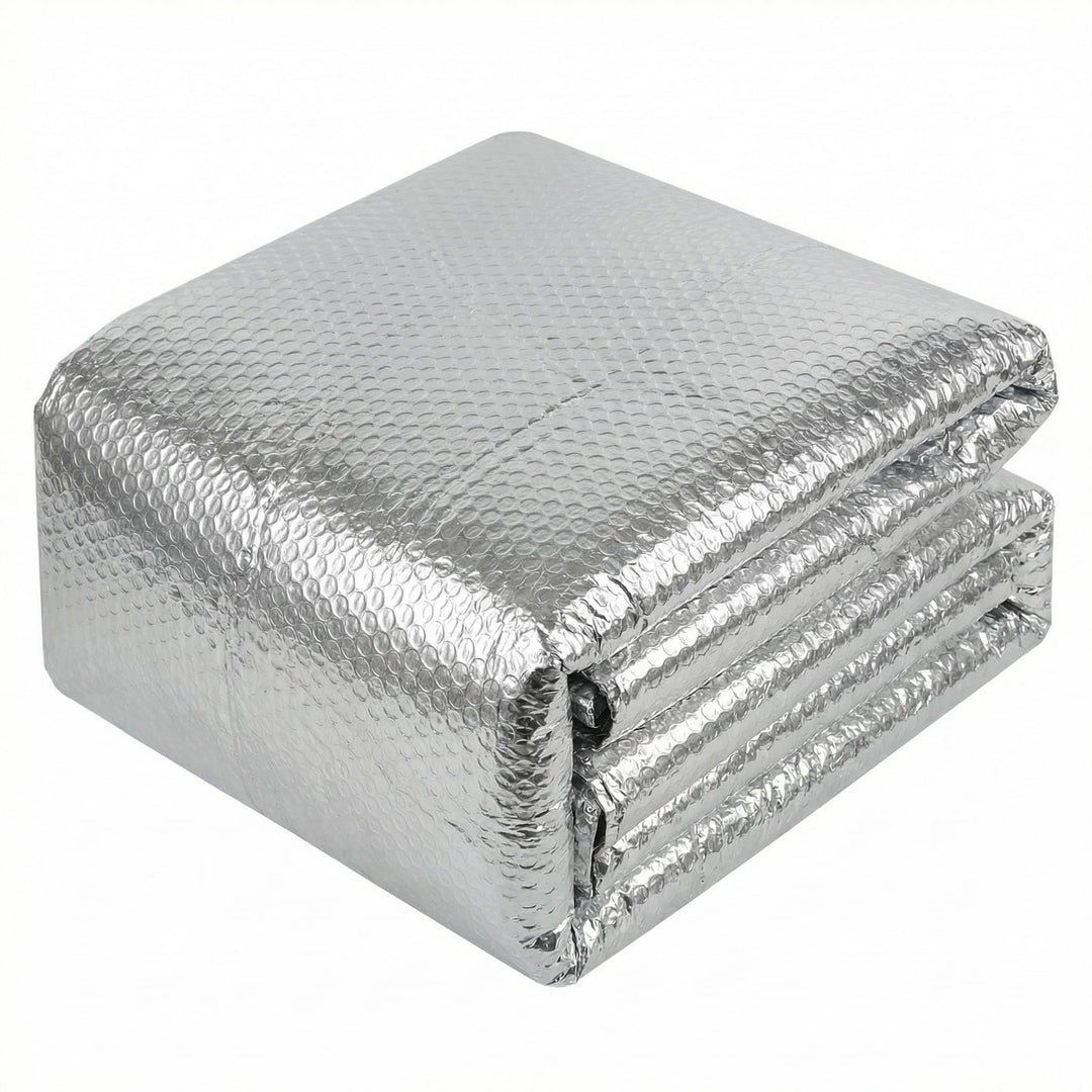 Doppelseitige Aluminiumfolie Isolierung, 3mm Dicke Isolierfolie Dämmfolie Reflexionsfolie, Alu-Luftp