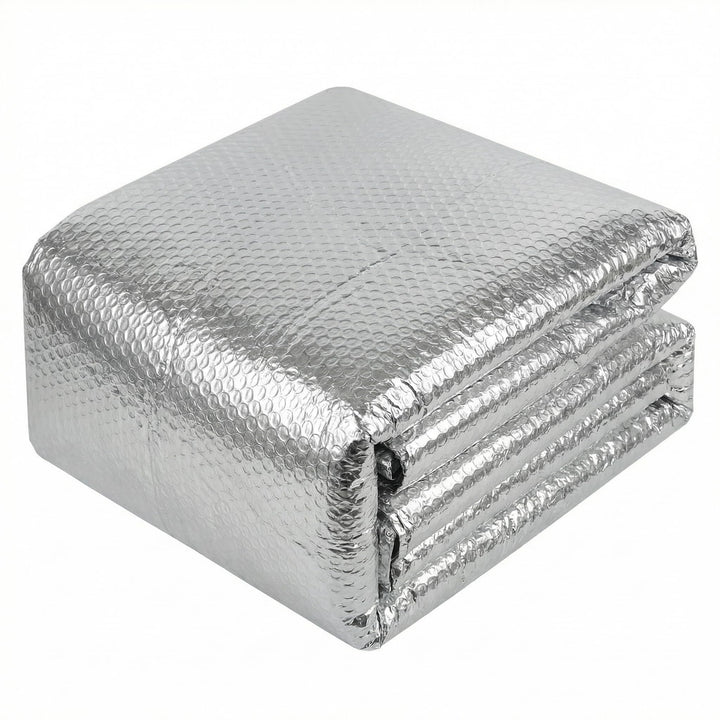 Doppelseitige Aluminiumfolie Isolierung, 3mm Dicke Isolierfolie Dämmfolie Reflexionsfolie, Alu-Luftp