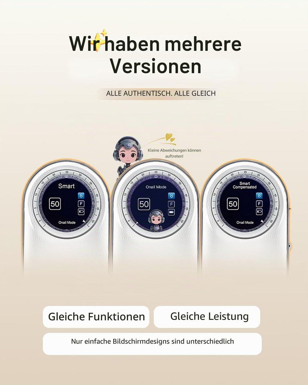 Professioneller Elektrischer Nagelbohrer 50000 U/min – O NAIL Maniküre Set mit LCD-Display, Fräsaufs