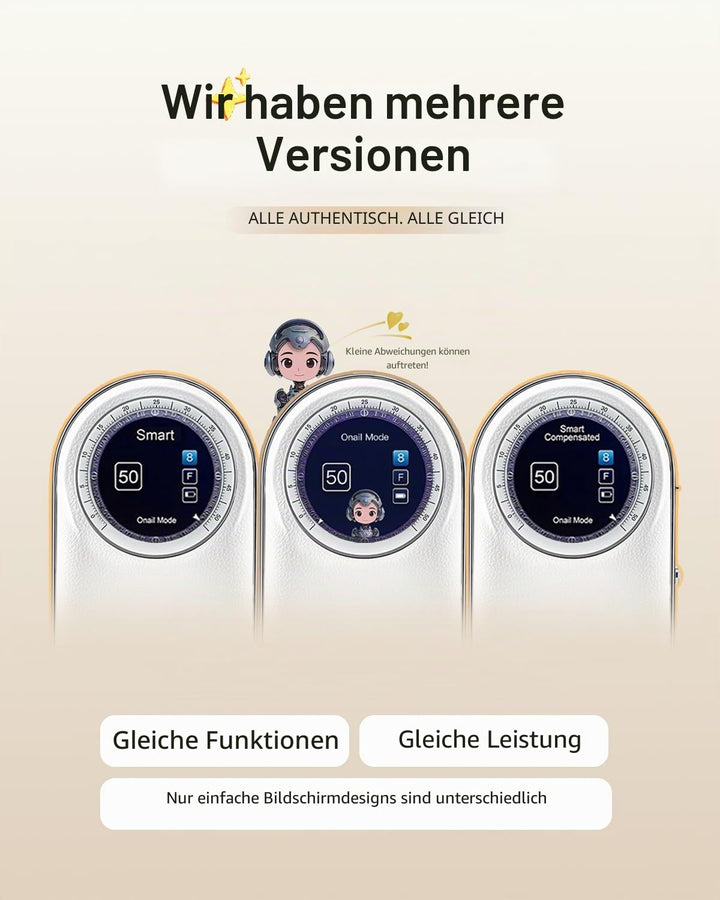 Professioneller Elektrischer Nagelbohrer 50000 U/min – O NAIL Maniküre Set mit LCD-Display, Fräsaufs