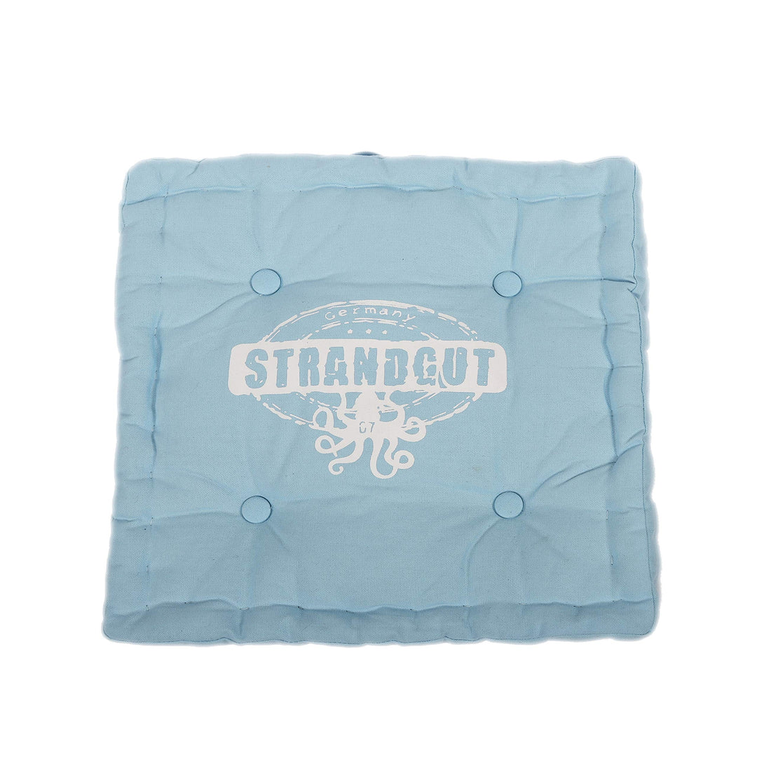 Strandgut07 Sitzkissen, 40 x 40 cm, Hellblau 40 x 40 cm Hellblau, 40 x 40 cm Hellblau