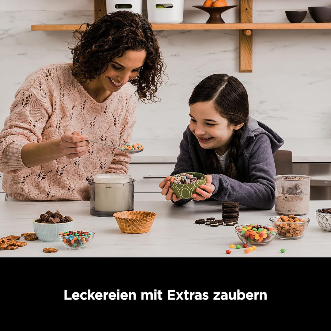 Ninja Creami Eismaschine [NC300EU] Eiscreme, Gelato, Milchshake, Sorbet, Smoothie-Bowls, 7 Programme