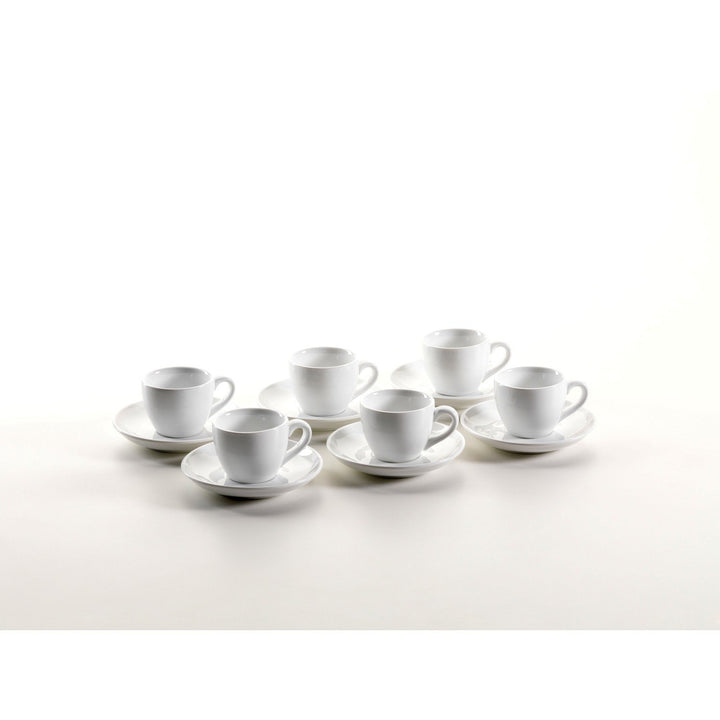 Mäser, Serie Colombia, Espressotasse 8 cl, mit Espresso-Untertasse 12 cm, Porzellan Geschirr-Set für