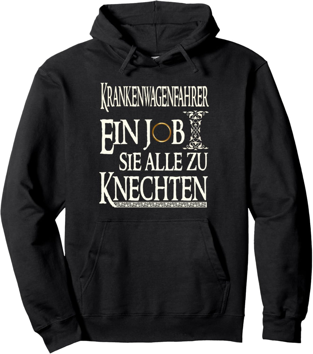 Krankenwagenfahrer ein Job sie zu Knechten Sanitäter Pullover Hoodie