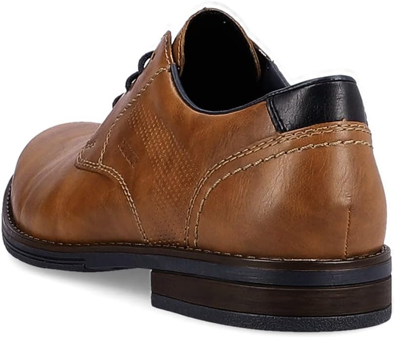Rieker Herren Businessschuhe 10316, Männer Schnürschuhe 44 EU Braun 24, 44 EU Braun 24
