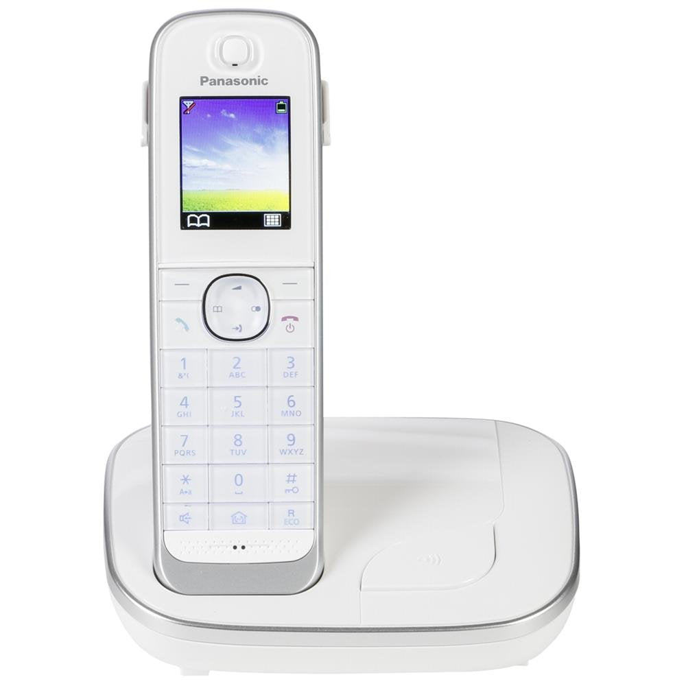 Panasonic KX-TGJ310GW Familien-Telefon ohne Anrufbeantworter (schnurloses Telefon, strahlungsarm, An