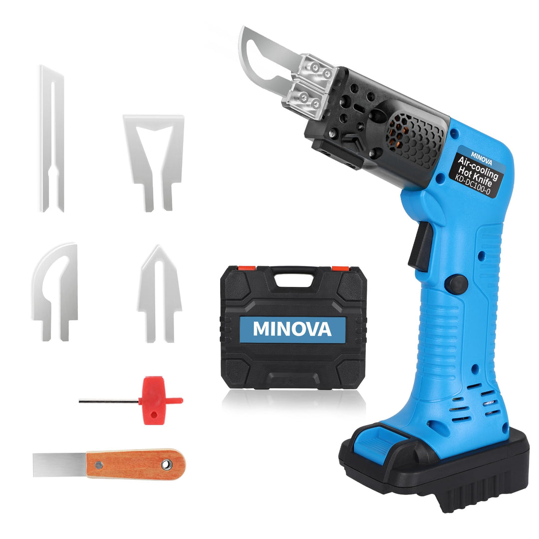 MINOVA Styrocutter Heisses Messer Kabelloser Luftgekühlter Professioneller Elektrischer Heissschneid