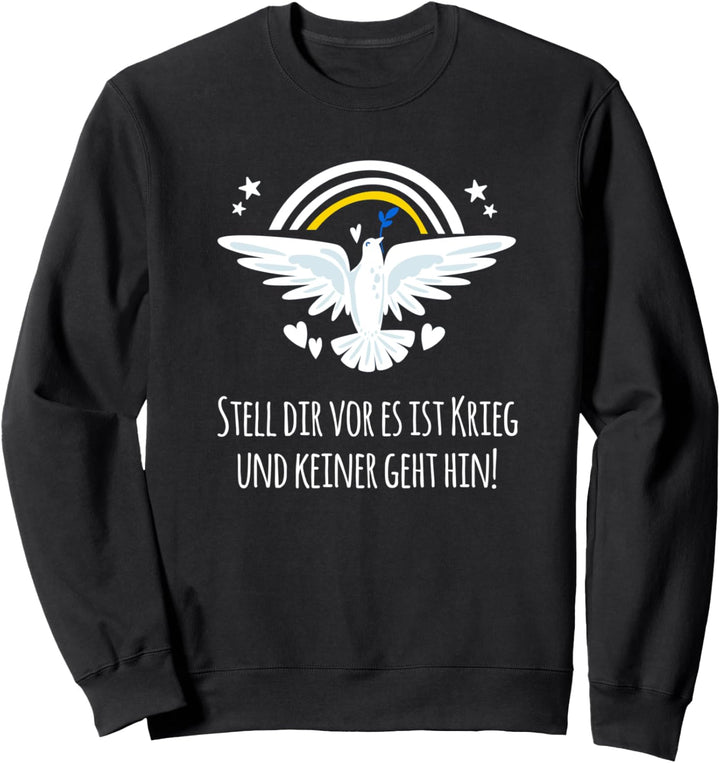 Krieg Ukraine Solidarität Frieden Friedenstaube Sweatshirt