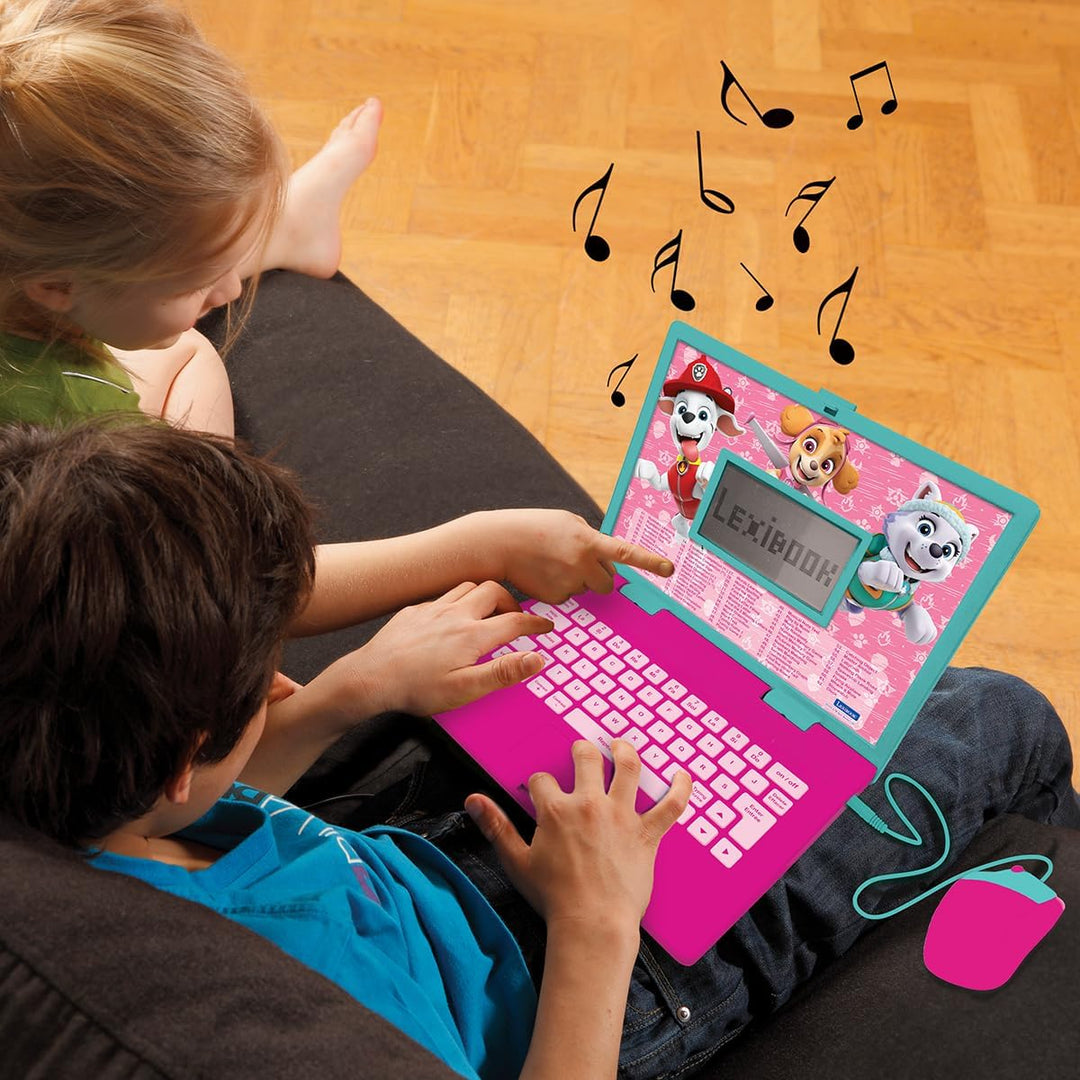 Lexibook Paw Patrol, Lerncomputer, zweisprachig, Französisch/Englisch, Spielzeug für Kinder mit 124