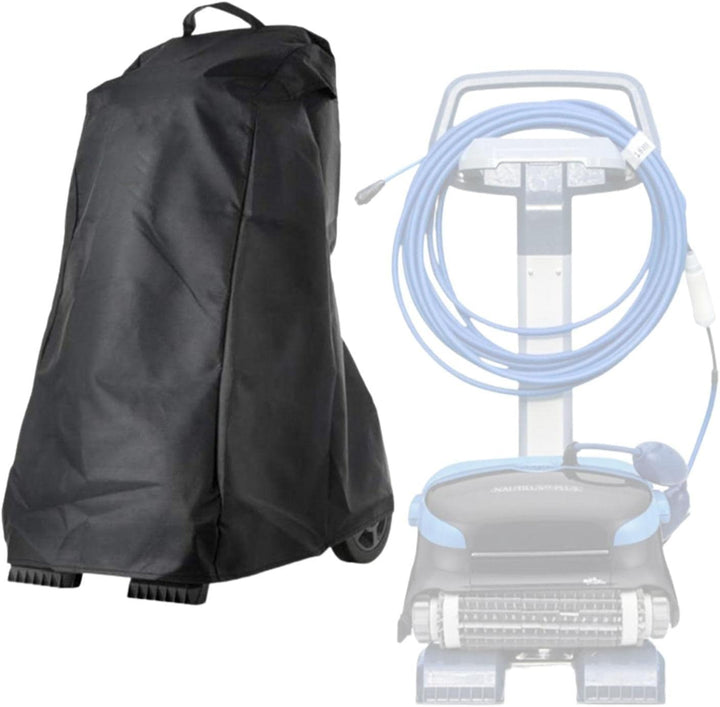 2 Pcs Caddy Abdeckung,420D-Oxford,Poolroboter Abdeckung,Poolreiniger Roboter Schutzhülle,wasserdicht