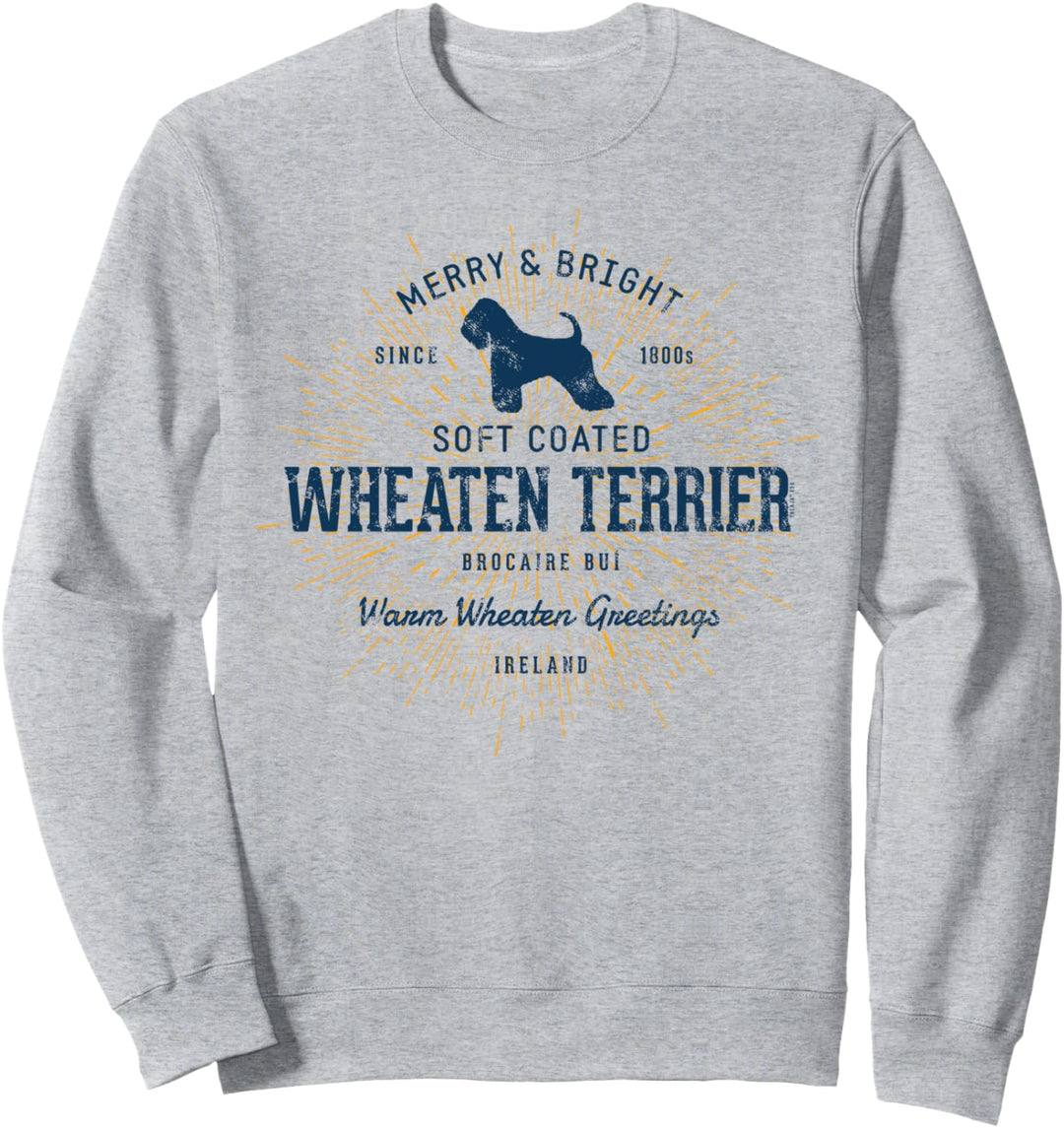 Vintage Retro Irish Soft Coated Wheaten Terrier Sweatshirt