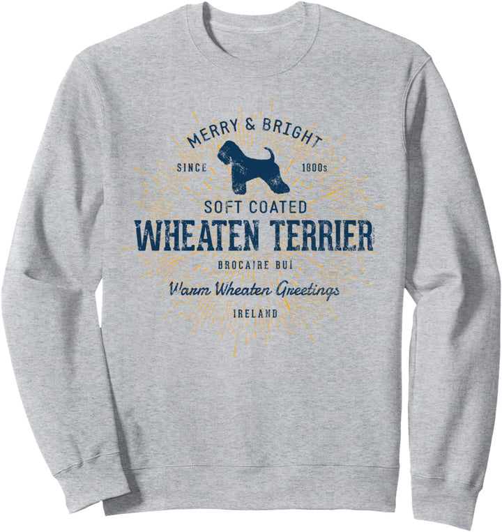 Vintage Retro Irish Soft Coated Wheaten Terrier Sweatshirt