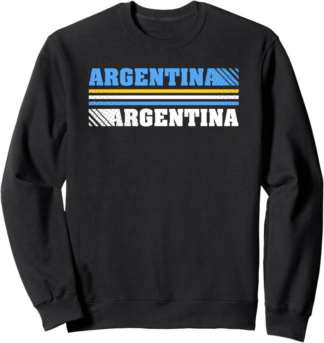 Fifth Sun Argentina Colorful Word Stack Sweatshirt