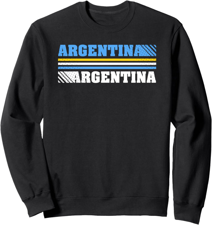 Fifth Sun Argentina Colorful Word Stack Sweatshirt