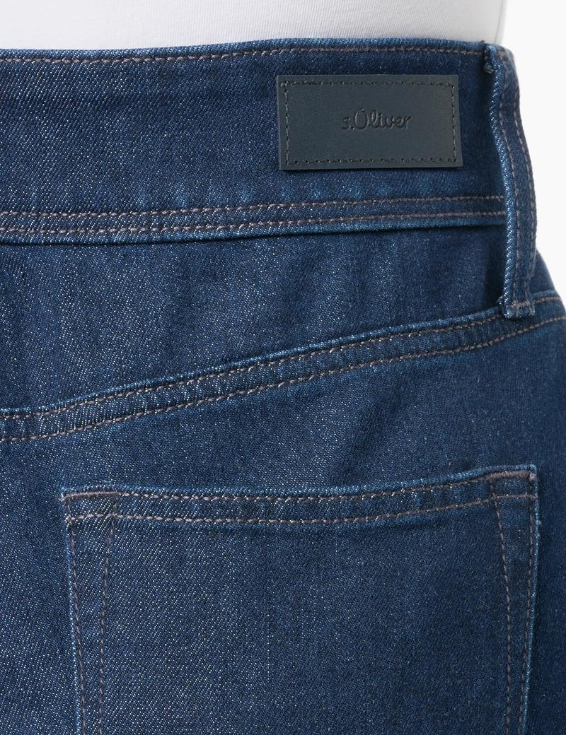 s.Oliver Damen Jeans Hose Wide Leg 32W / 30L Blau, 32W / 30L Blau